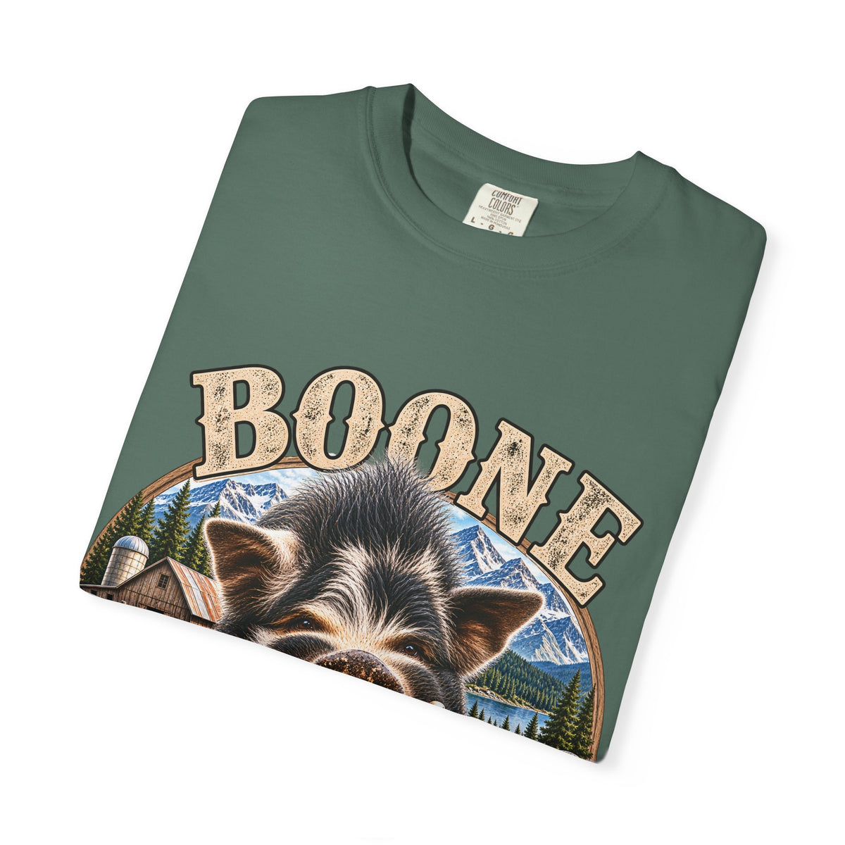 Boone KuneKune T-Shirt Tenderfoot Farm Colorado