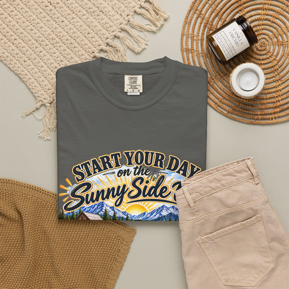 Sunny Side UP T-Shirt  Tenderfoot Farm Colorado