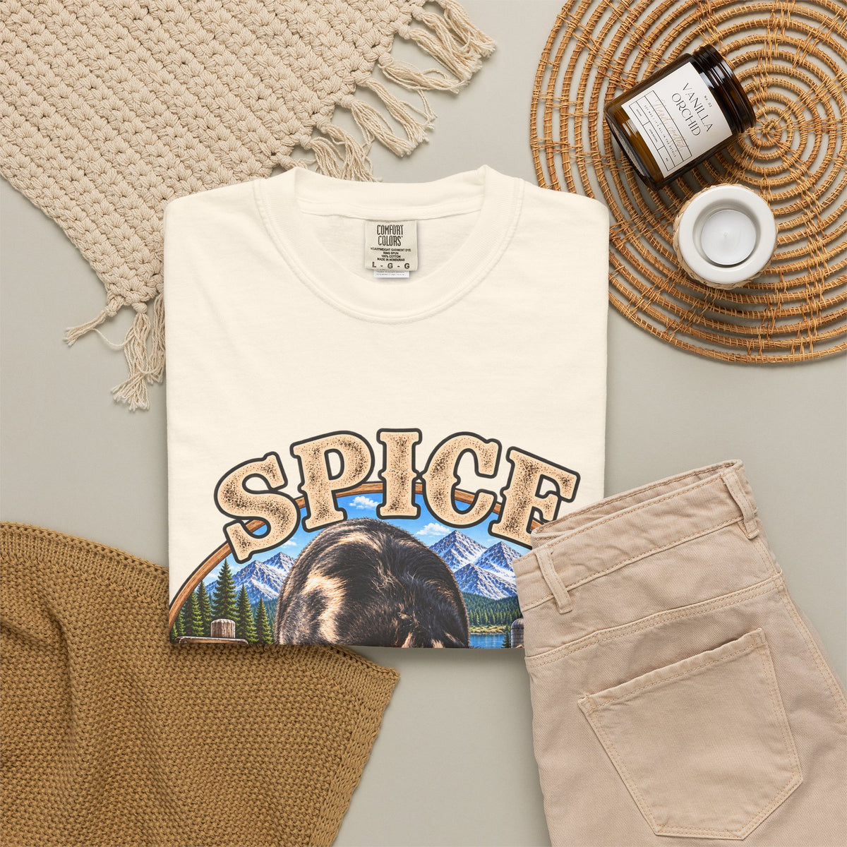 Spice KuneKune T-Shirt  Tenderfoot Farm Colorado