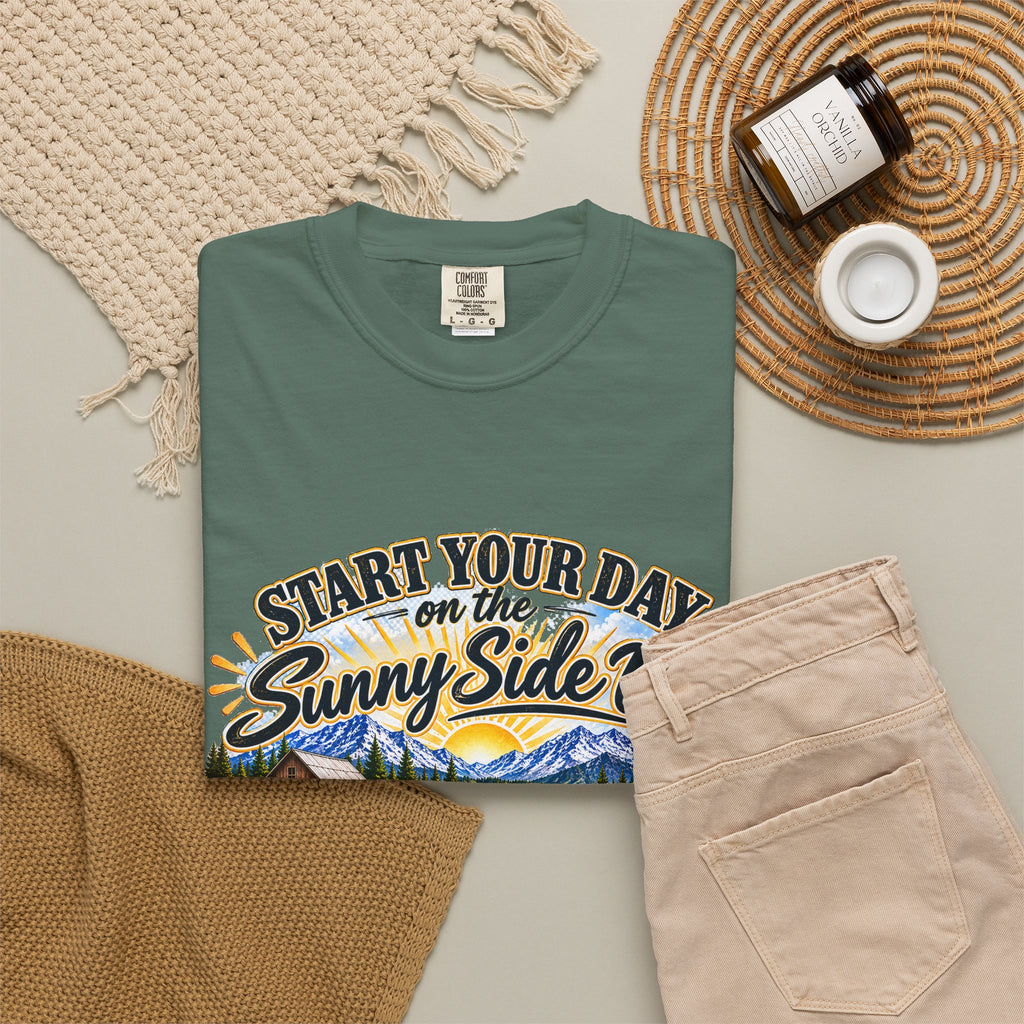 Sunny Side UP T-Shirt  Tenderfoot Farm Colorado