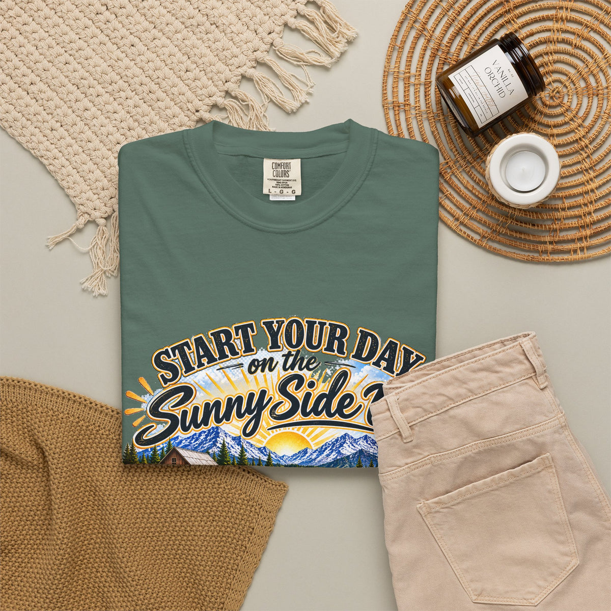 Sunny Side UP T-Shirt  Tenderfoot Farm Colorado