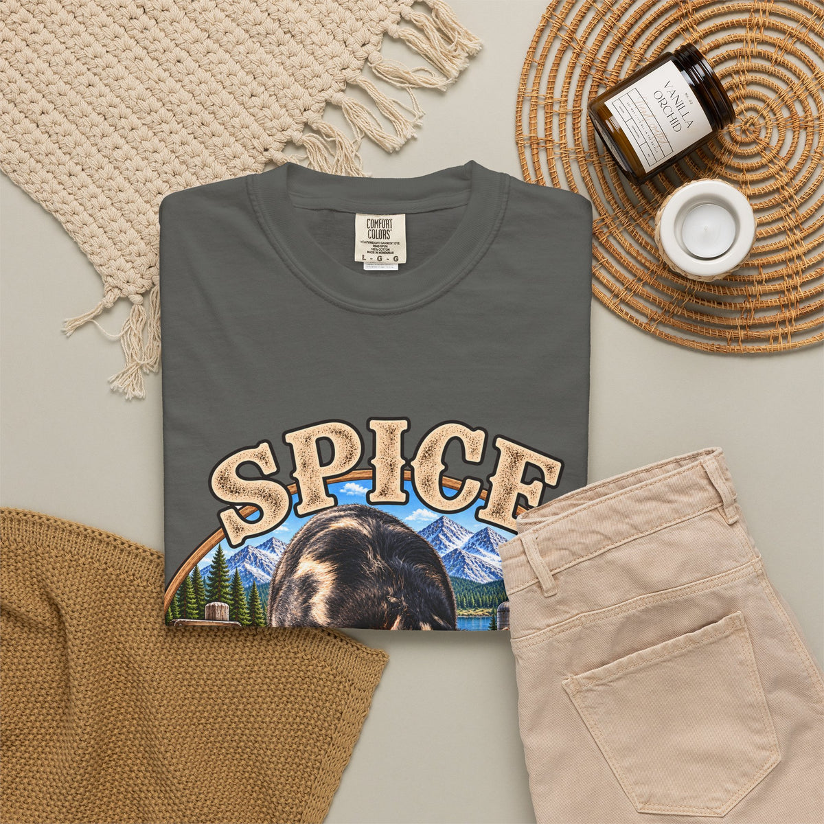 Spice KuneKune T-Shirt  Tenderfoot Farm Colorado