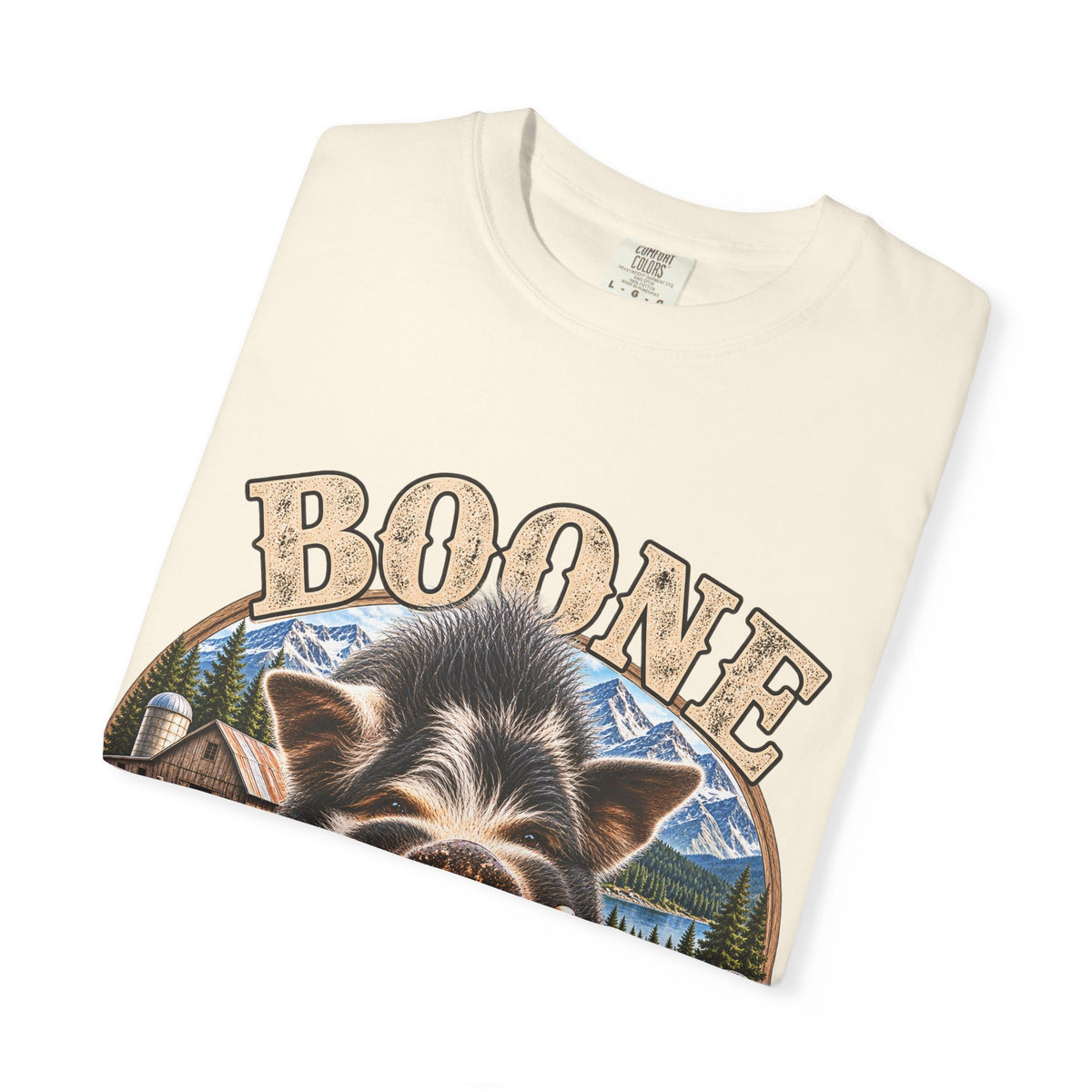 Boone KuneKune T-Shirt Tenderfoot Farm Colorado