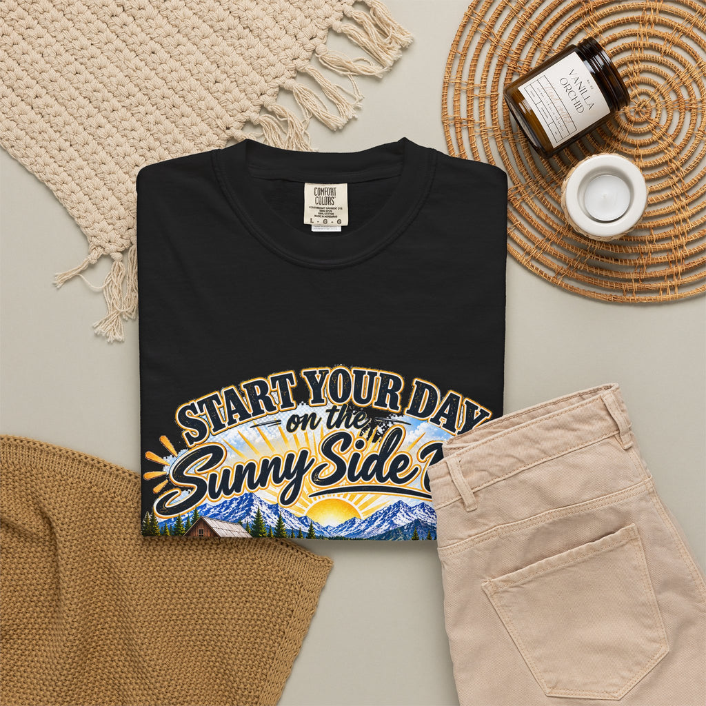 Sunny Side UP T-Shirt  Tenderfoot Farm Colorado