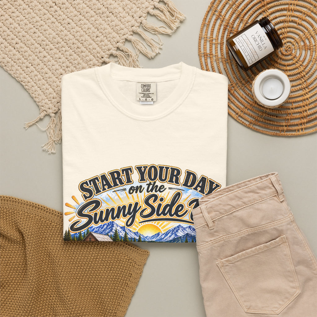 Sunny Side UP T-Shirt  Tenderfoot Farm Colorado