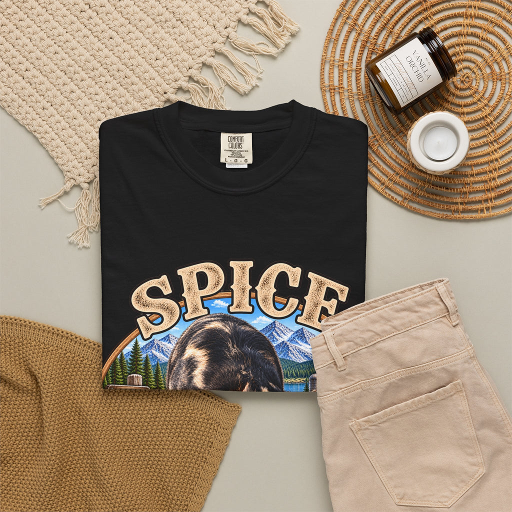 Spice KuneKune T-Shirt  Tenderfoot Farm Colorado
