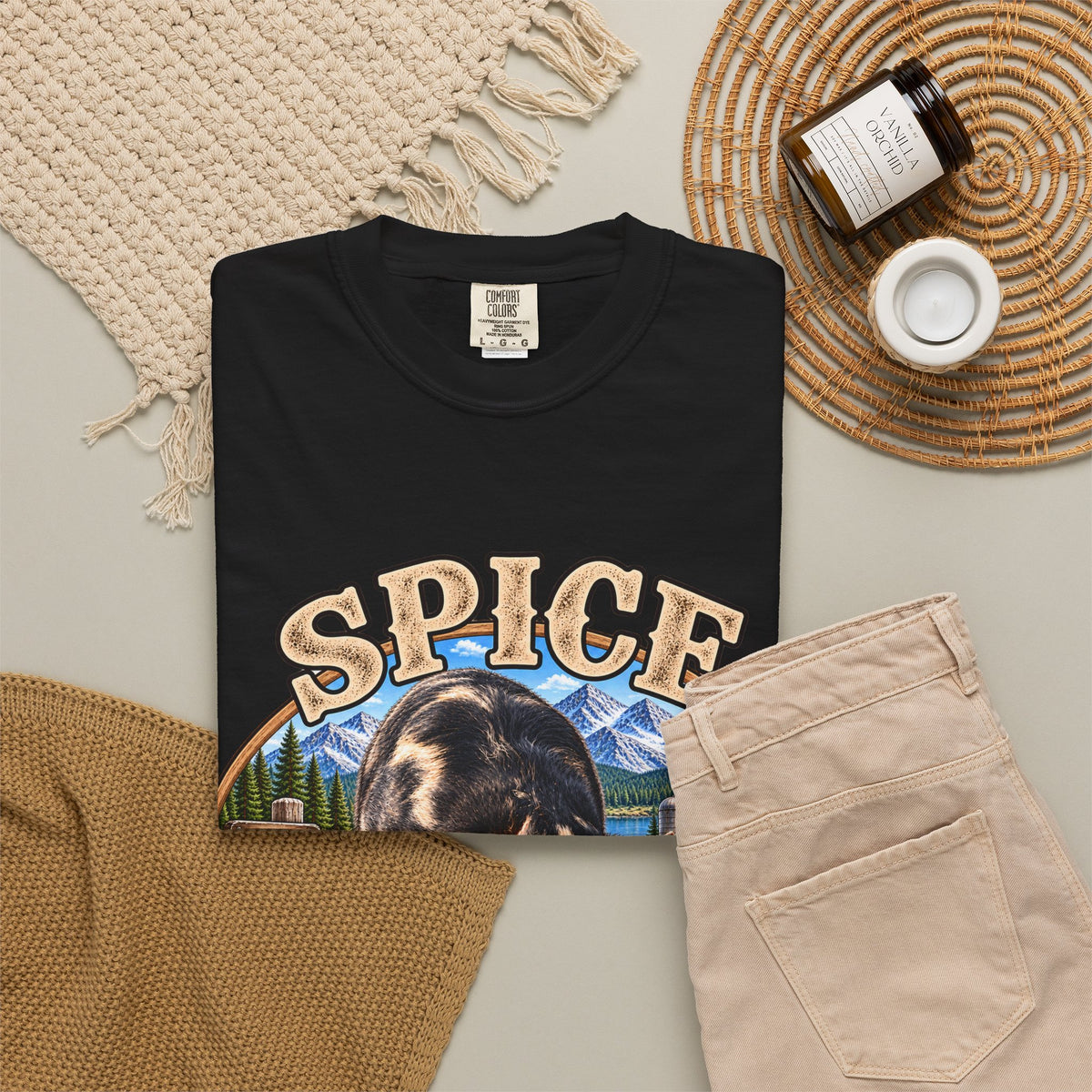 Spice KuneKune T-Shirt  Tenderfoot Farm Colorado